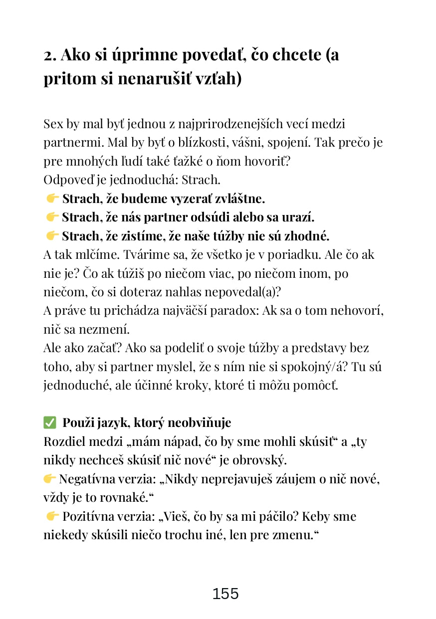 Z nudného vzťahu k vášnivému sexu + BONUS e-book ZDARMA